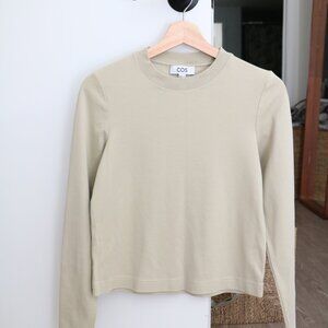 COS Cotton Cropped Top